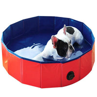 Foldable Pet Swimming Pool and Bathtub for Dogs and Cats, Portable Bathing Tub for Large Breeds