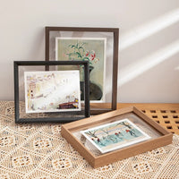 Double-Sided Clear Acrylic Photo Frame for Desk Display, 5-8 Inch