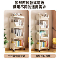 Multi-layer Rolling Storage Cart for Desk, Dorm, Bedroom, or Bedside