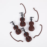 Miniature Violin Model Ornament for Photography Props and Decoration
