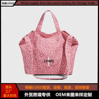 Leopard Print Large Capacity Tote Bag for Women, Commuter Shoulder Handbag