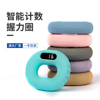 Bluetooth Finger Grip Strengthener with Counter for TikTok Video Control and Hand Rehabilitation