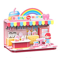 3D Puzzle DIY Miniature House Model Kit for Kids