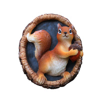 Tree Monster Squirrel Feeder Outdoor Garden Decor