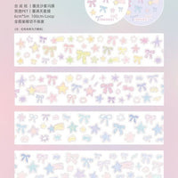 Cai Cai Xuan Xuan Winter Salt Series Butterfly Star PET Washi Tape