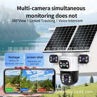 HD Solar Powered WiFi Outdoor Security Camera with Night Vision and Two-Way Audio