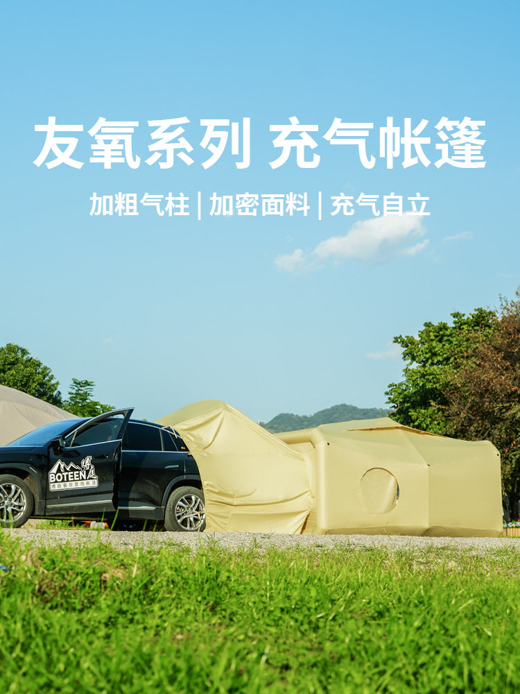 Inflatable SUV Tailgate Tent for Camping and Outdoor Adventures, All-Weather Rainproof