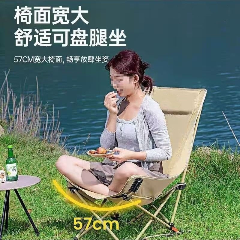 Portable Outdoor Folding Chair for Camping, Picnics, Fishing, and Markets