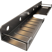 Suction Cup Bathroom Shelf for Vanity and Sink, Wall-Mounted No-Drill Storage Rack
