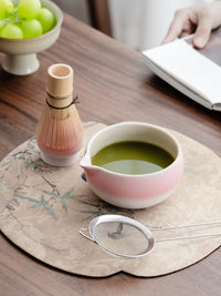 Luxury Ceramic Matcha Bowl Set with Spout, Japanese Style Handmade Tea Ceremony Kit