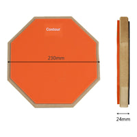 8-inch Silent Practice Drum Pad Rubber Drumming Pad for Beginners Drum Set Mute Pad Percussion Board