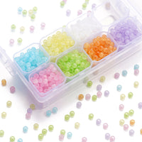4mm Cat Eye Resin Round Beads for DIY Handmade Phone Chains and Bracelets