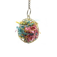 Outdoor Bird Cage Feeder for Garden and Yard - Pet Bird Feeder for Hummingbirds and Small Birds