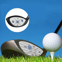 50-Pack Golf Club Impact Labels for Woods Irons Putters - Shot Recording & Training Aid