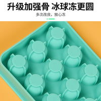 Silicone Grape Cluster Ice Ball Mold with Lid for DIY Ice Spheres and Yogurt Freezing