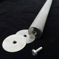 Stainless Steel Parrot Perch with Grinding Rod for Cage Birds