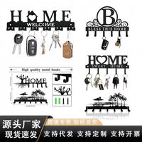 Creative Letter Wall Hooks for Home Entryway and Door Back Storage