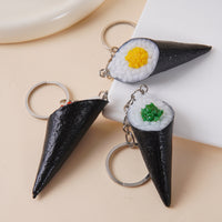 Japanese Simulation Sushi Keychain Ornament for Restaurants and Gifts
