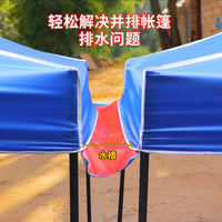 Waterproof Tarp Gutter for Canopy and Awning, Rain Diverter for Outdoor Tents and Market Stalls