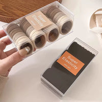 No-Crease High-Elasticity Hair Ties for Ponytails, Durable Hair Bands for Women
