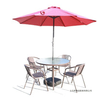 Outdoor Patio Folding Bistro Table and Chairs Set for Balcony Garden