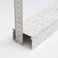 Marble Pattern Aluminum Alloy Square Cable Raceway for Indoor Wiring