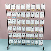 Large Iron Art Jewelry Display Stand for Earrings, Studs, Hair Ties, and Bracelets