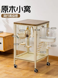 Sun Conure Parrot Cage, Monk Parakeet Bird Cage, New Ecological Home Villa Cage, Coffee Table Bird Cage