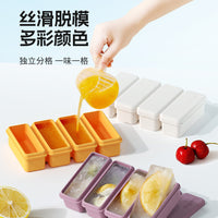 Silicone Ice Cube Tray with Lid for Homemade Popsicles and Frozen Treats - Food-Grade Ice Mold for Summer Drinks and Baby Food