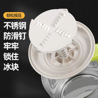 Portable Manual Ice Shaver for Home and Commercial Use, Hand-Crank Ice Crusher for Shaved Ice and Smoothies