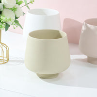Nordic Ins Style Ceramic Planter Pot with Saucer for Succulents and Home Decor