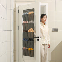 Over-the-Door Hanging Storage Bag with Multiple Pockets for Shoes, Socks, and Sundries
