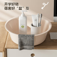 Clear Plastic Water Bucket with Handle, Thickened Large Capacity for Laundry, Bath, and Storage
