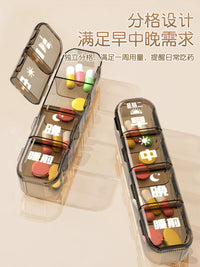 Weekly 7-Day Pill Organizer with 3-Times-Daily Compartments for Seniors