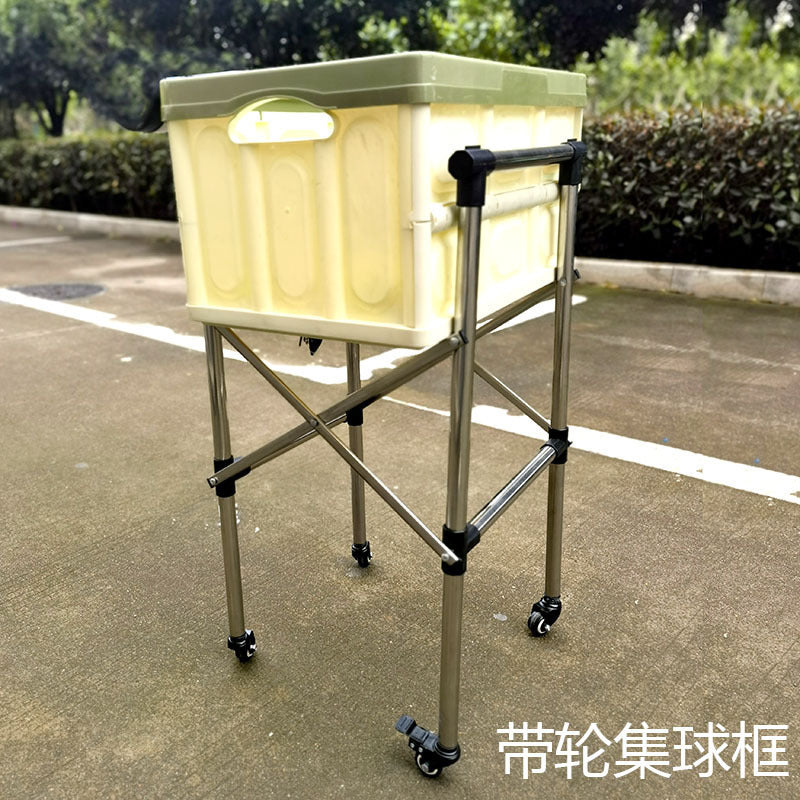 Portable Telescopic Badminton Shuttlecock Collector Basket Coaching Aid Foldable Ball Picker