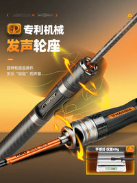 Harsda Butterfly Ultralight Lure Rod Set with Spinning Reel, Solid Tip, Super Soft for Micro-Lures
