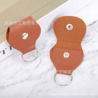 PU Leather Guitar Pick Holder Keychain Pouch