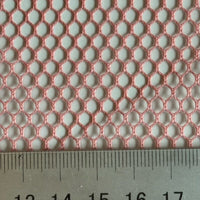 Polyester Hexagonal Mesh Fabric for Bags, Shoes, Fishing Nets, and Tents