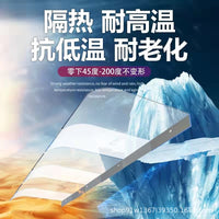 Invisible Polycarbonate Window Awning for Outdoor Rain Protection