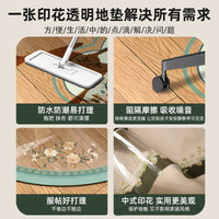 PVC Chair Mat for Hardwood Floors and Carpets, Transparent Floor Protector for Office and Home