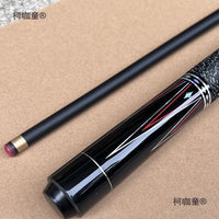 Carbon Fiber Pool Cue Stick 9.5MM Snooker Billiard Cue 1/2 Split Black 8 Box Set Full Wheat Taibao
