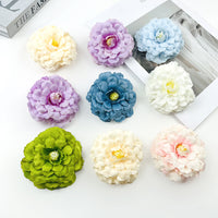 Artificial Koi Peony Flower Head for DIY Hairpins Brooches and Photography Props