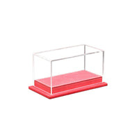 1/64 Diecast Car Model Display Case with Suede Leather Base and Acrylic Dust Cover