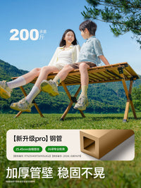 Explorer Camping Table and Chair Set, Portable Roll-Up Table with Moon Chairs for Outdoor Picnics
