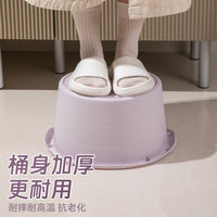 Thickened High-Barrel Foot Soaking Tub for Adults, Non-Folding Plastic Foot Bath Massager