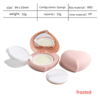 Refillable 15g Cushion Compact Case for BB Cream and Liquid Foundation with Sponge Applicator