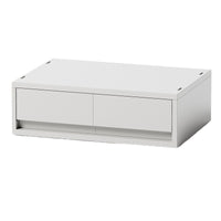Japanese Style Stackable Desktop Storage Box with Drawers for A4 Documents and Sundries
