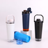 Large Capacity 304 Stainless Steel Insulated Shaker Bottle Portable Outdoor Travel Sports Water Bottle