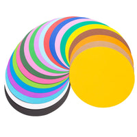 200g Round Assorted Cardstock for Art & Craft Projects, Thick Drawing Paper for Sketching and Hand-Painting