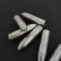 Bullet Sinker Fishing Weights with Plastic Core for Lure Fishing